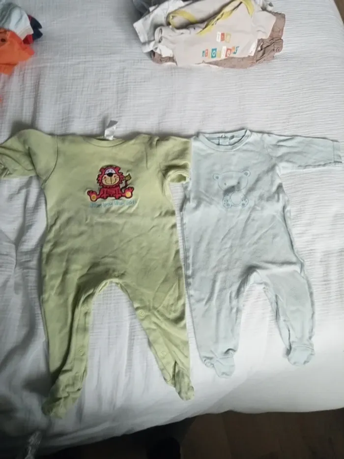 Lot pyjama 6 mois coton