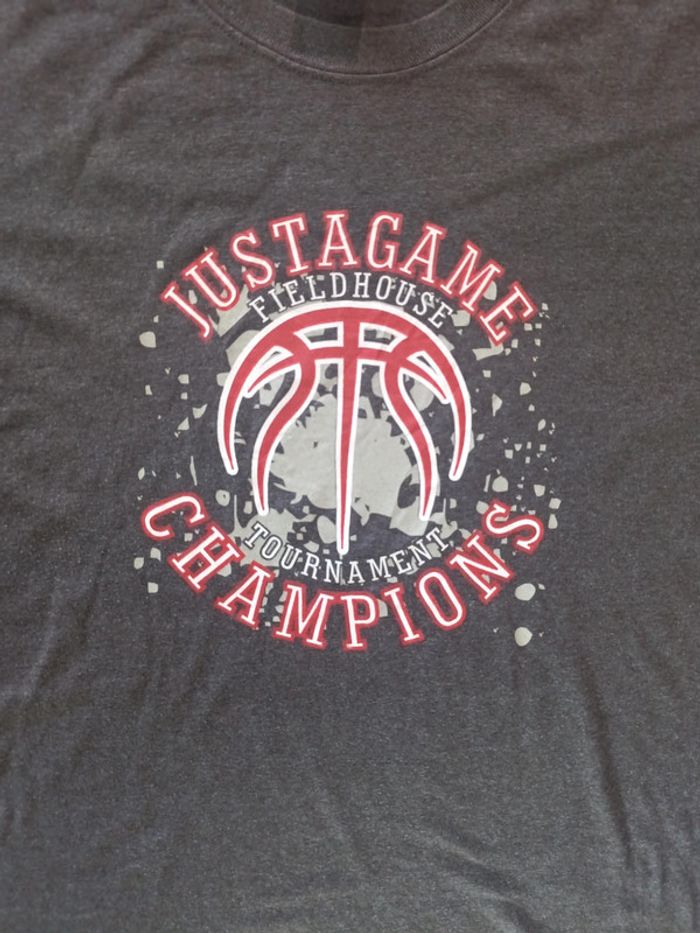 T-shirt basketball universitaire fieldhouse champions L - photo numéro 2