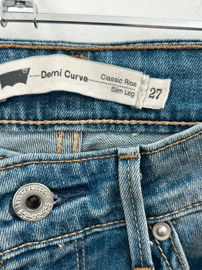 Jean Levi’s Levis - demi curve slim leg - bleu w27l32 taille 36 - photo numéro 3