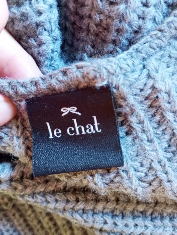 🌸 Pull moelleux, le chat, taille S - photo numéro 5