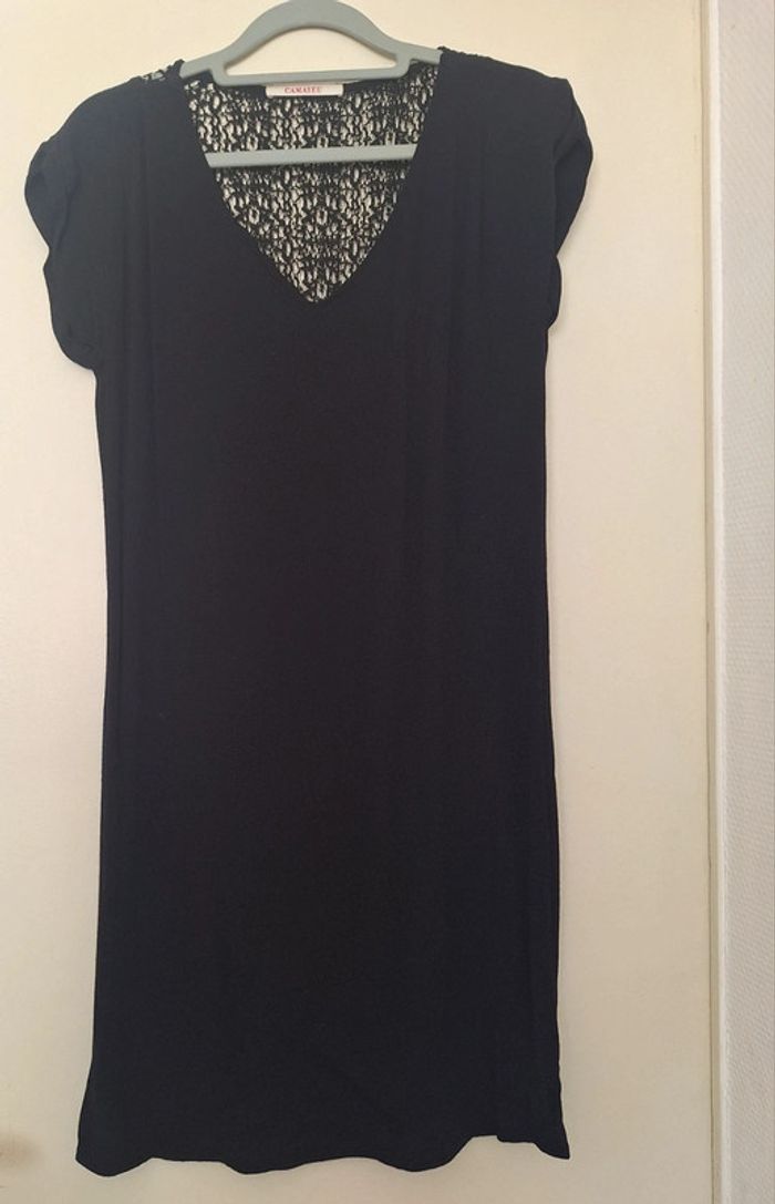 Très belle robe noir Camaïeu taille 36 - photo numéro 8