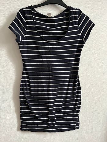 Robe t-shirt marinière
