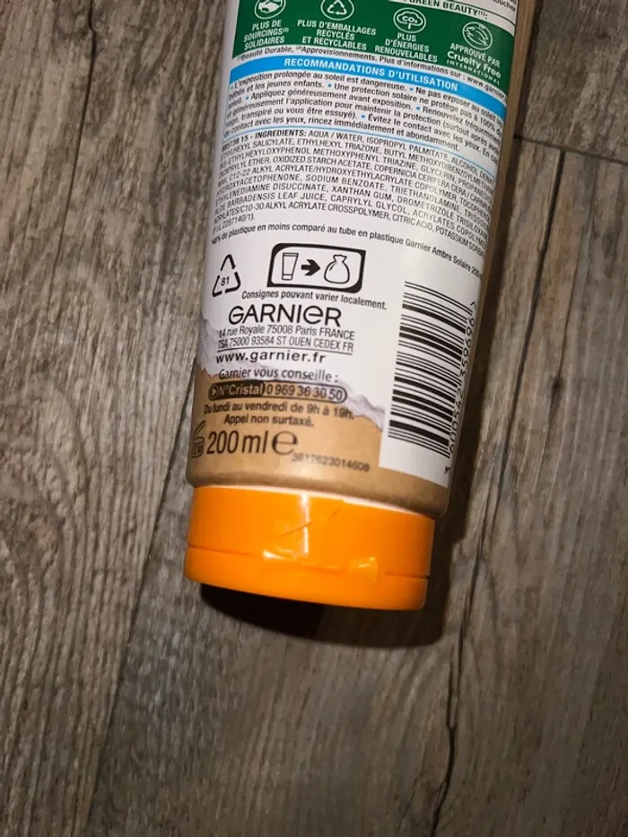 Crème solaire - Sensitive expert + lait - Garnier - photo numéro 3