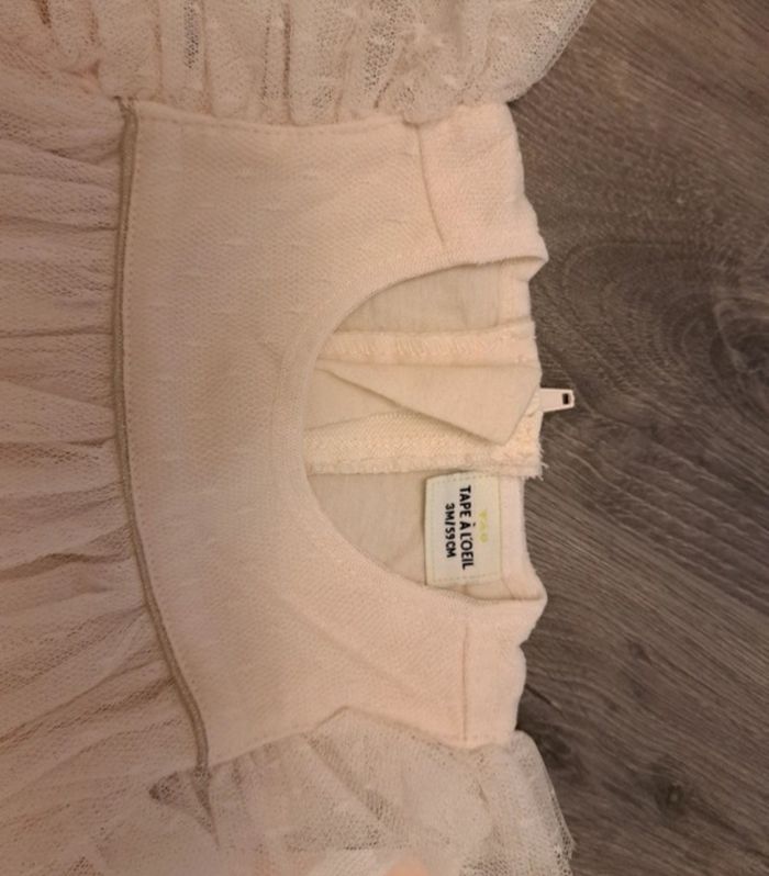 Robe en tulle 3 mois TAO neuve
