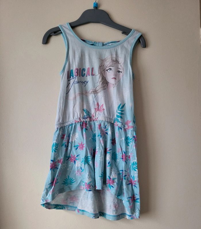 Robe d'été la reine des neiges 5 ans
