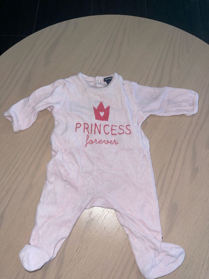 Lot de quatre pyjamas velours, bébé fille - photo numéro 2