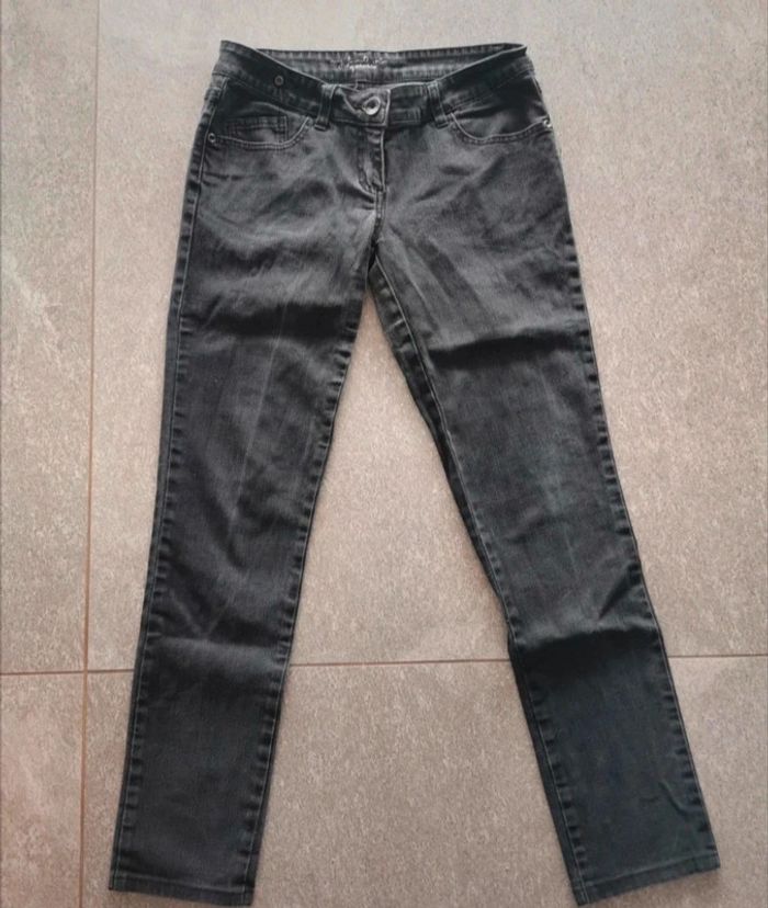 Pantalon jean noir Femme S 36