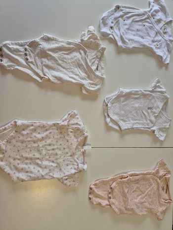 Bodies fille été 1mois