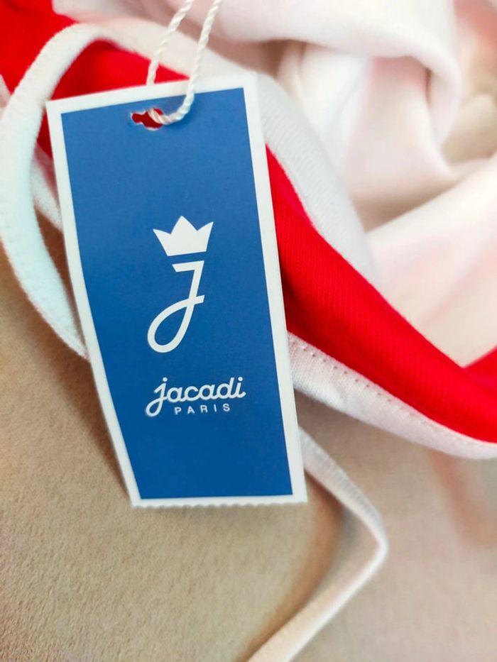 Bob bébé blanc & rouge – Jacadi – 45 cm - photo numéro 4