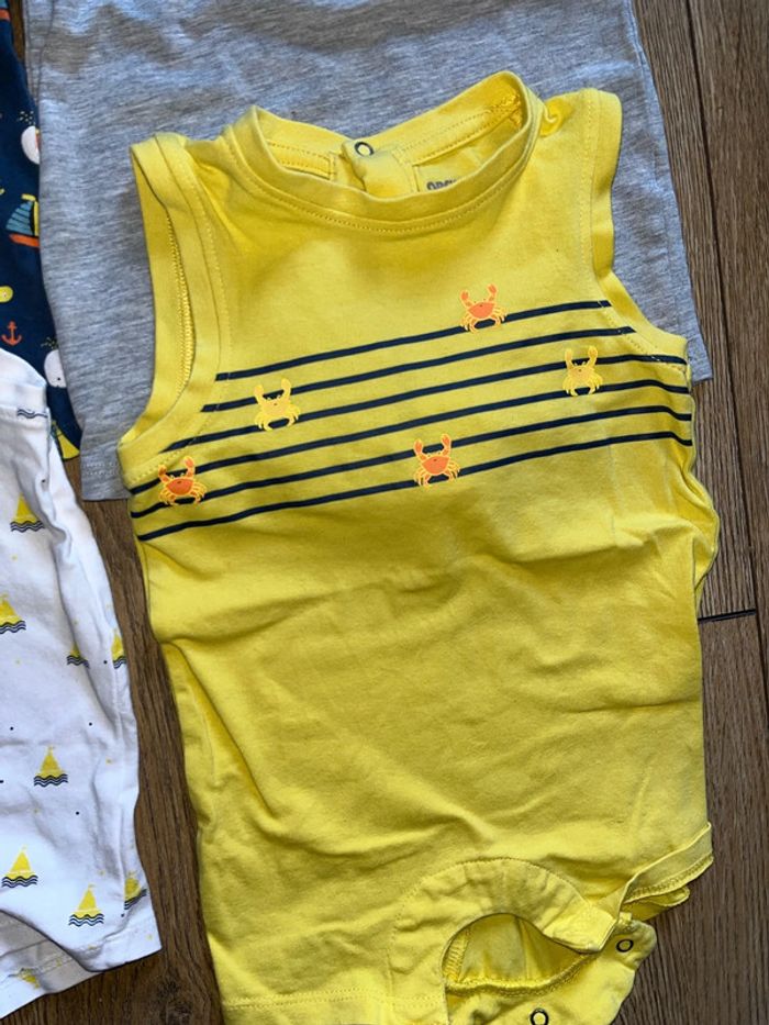 Lot de 4 barboteuses 6 mois 67cm - photo numéro 4