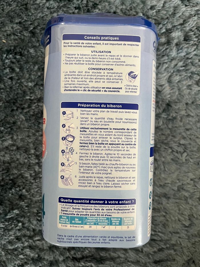 Lait en poudre pour bébé 4ème âge - photo numéro 2