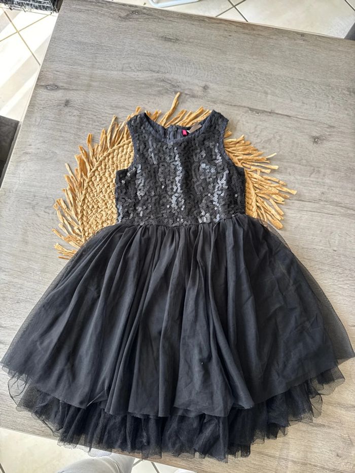 Robe tulle et sequins orchestra 8 ans