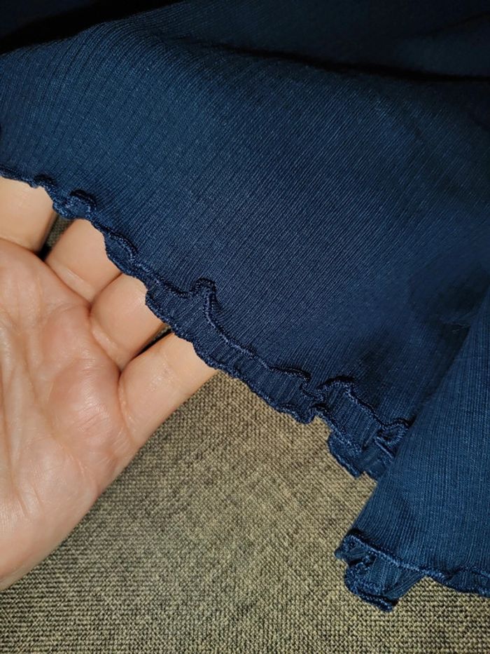 Haut bleu marine tape à l'oeil 12 ans - photo numéro 4