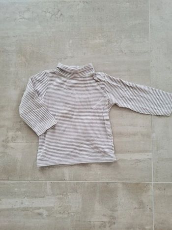 T-shirt col roulé mixte