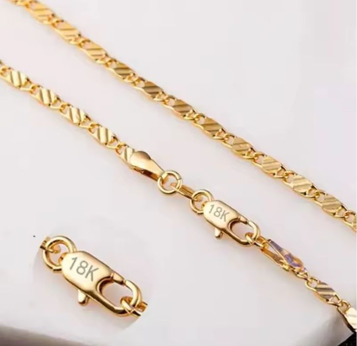 Collier plaqué or couleur 18K - bijou fantaisie - photo numéro 6