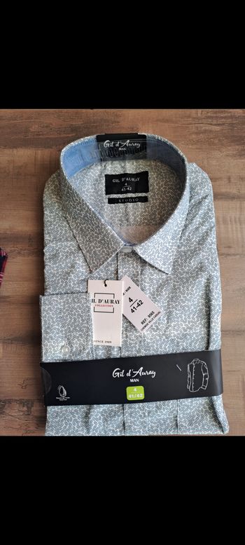 Chemise manches longues neuve