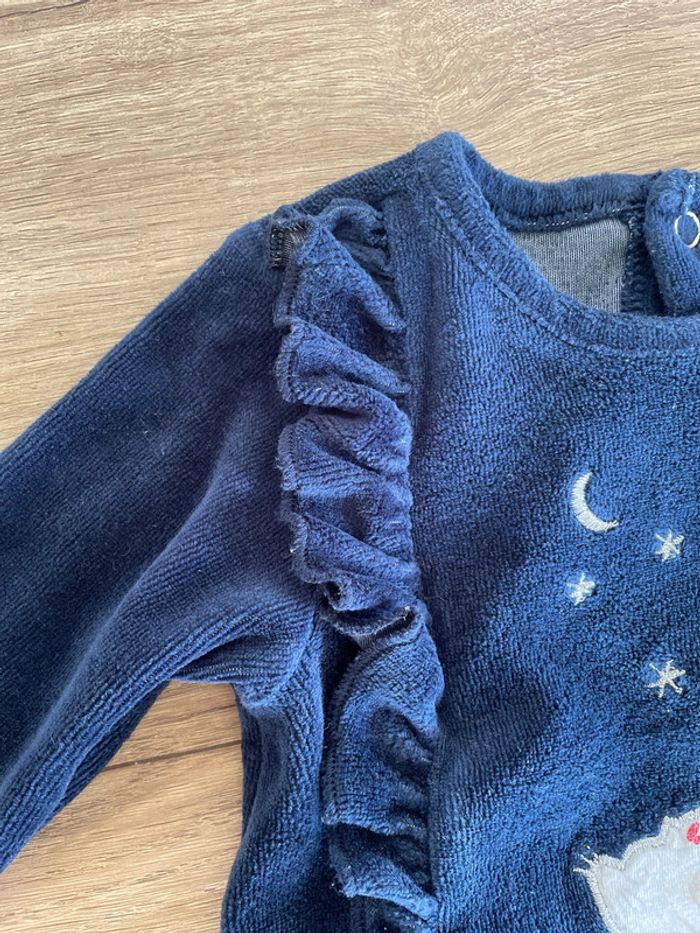 Pyjama bleu marine Marie - photo numéro 4