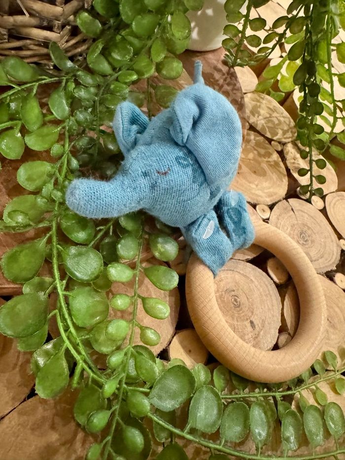 Hochet bois moulin Roty éléphant sous mon baobab - photo numéro 3