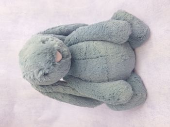 Peluche Jellycat de collection retired lapin Bashful Dusky Blue Bunny original medium BAS3DUSKB neuf