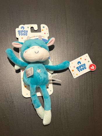 Doudou Dragon bleu