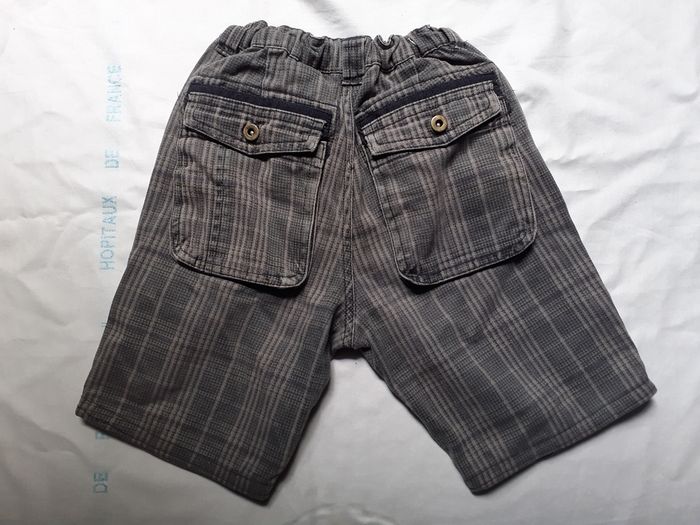 Short à carreaux gris - photo numéro 4