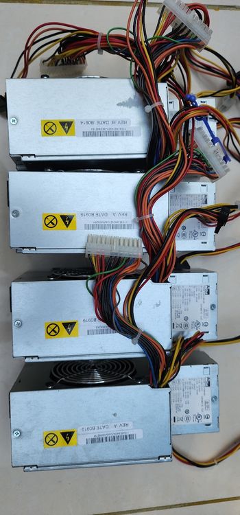 Lot de 3 Alimentation PC AcBel PC7071 280W SATA Lenovo M58 SFF 45J9424