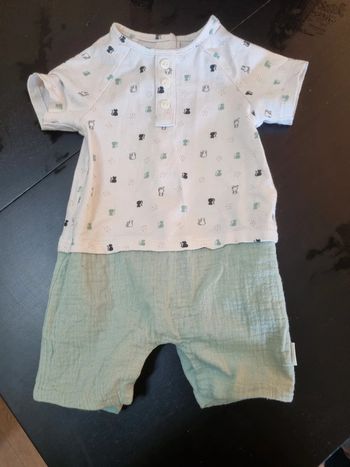 Combishort bébé