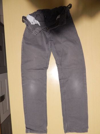 Jean gris garçon 10 ans