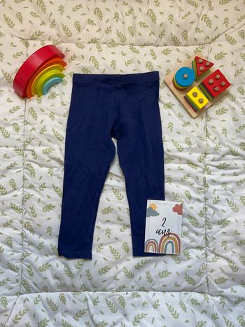 legging long violet 2/3 ans