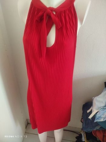 #kytietailleuniquefemme. Robe sans manche plissée taille unique