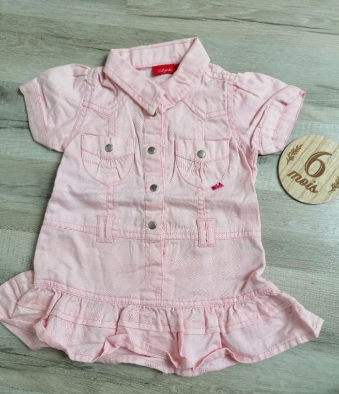 Robe en jean 6 mois fille