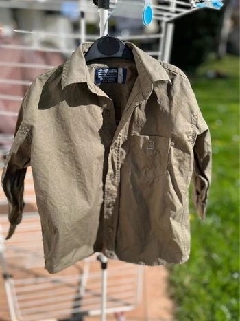 Chemise petit quinze verts kaki