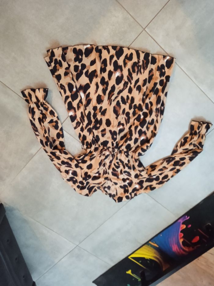 robe tendance léopard neuve shein