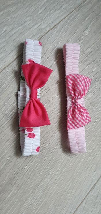 Lot de 2 petits bandeaux fille