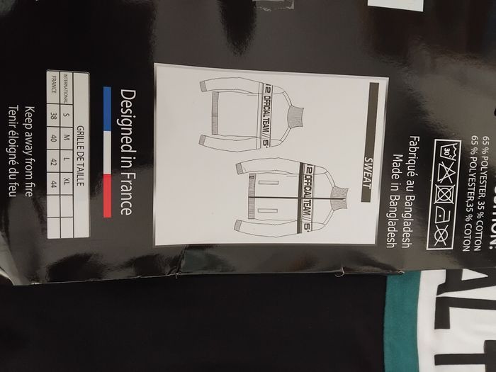 Veste sweat homme RG512 neuve, taille S - photo numéro 5