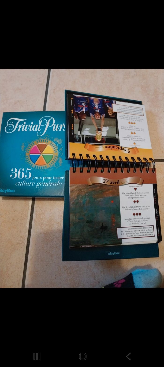 Jeux trivial poursuite