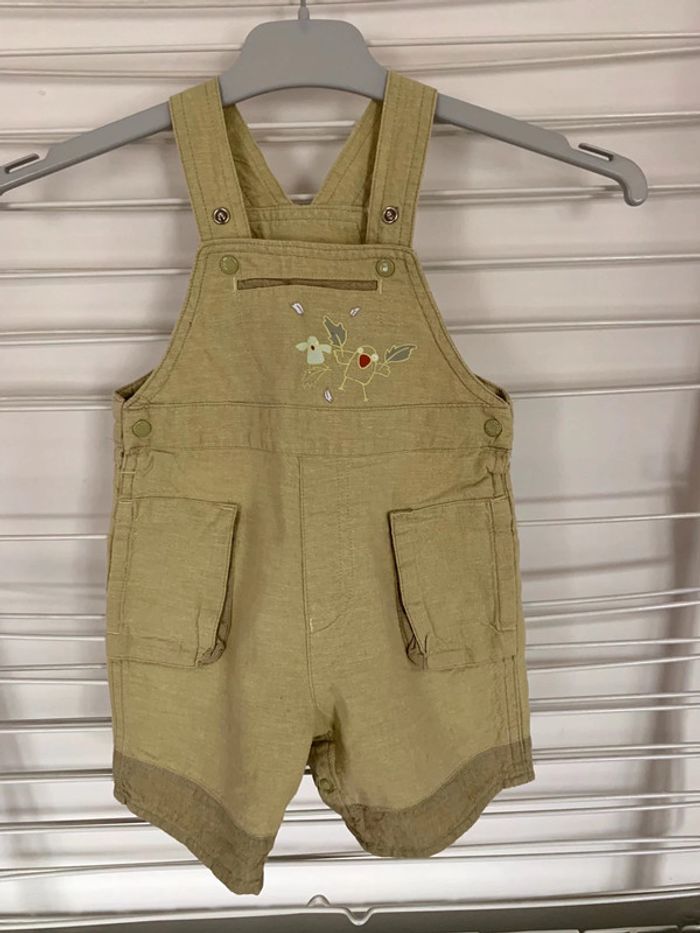 Salopette short bébé 6 mois