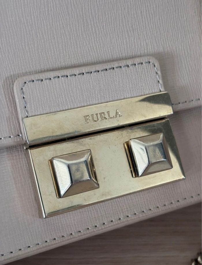 Ensemble sac à main bandoulière et porte monnaie Furla nude - photo numéro 5