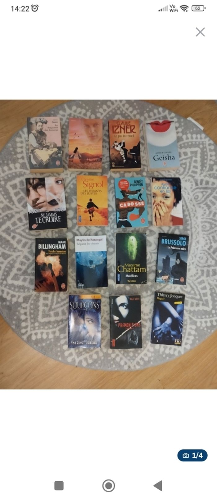 Lot de 15 livres
