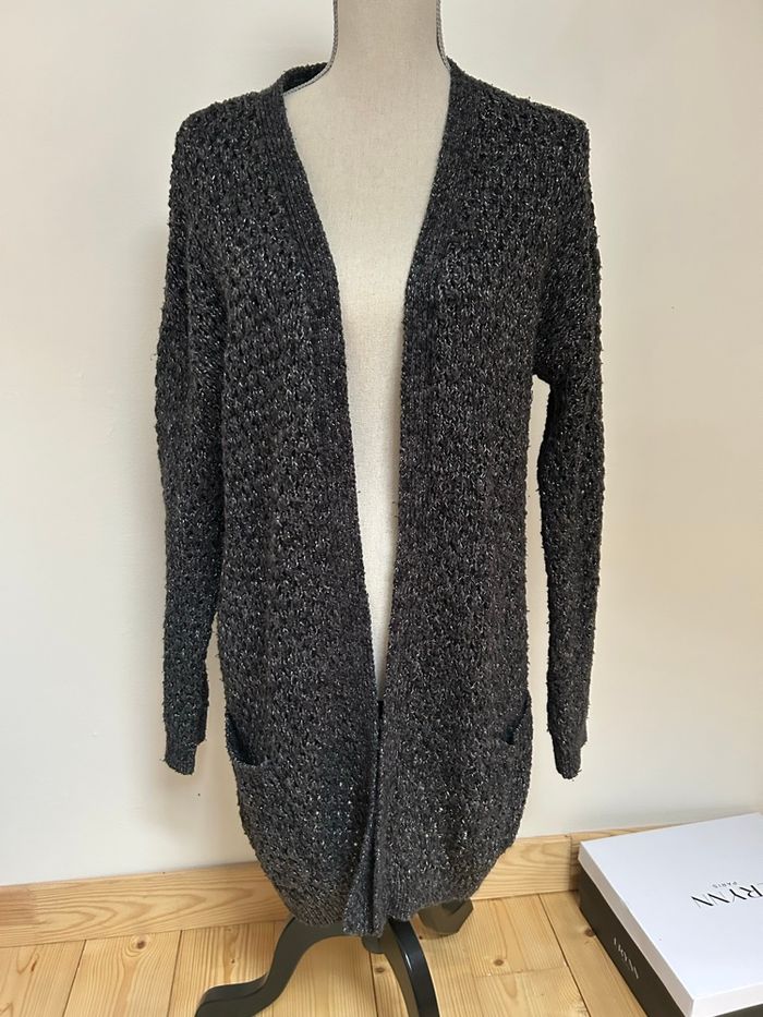 Gilet en maille gris - taille 38/M