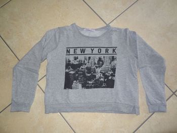 sweat court New York T 10-12ans