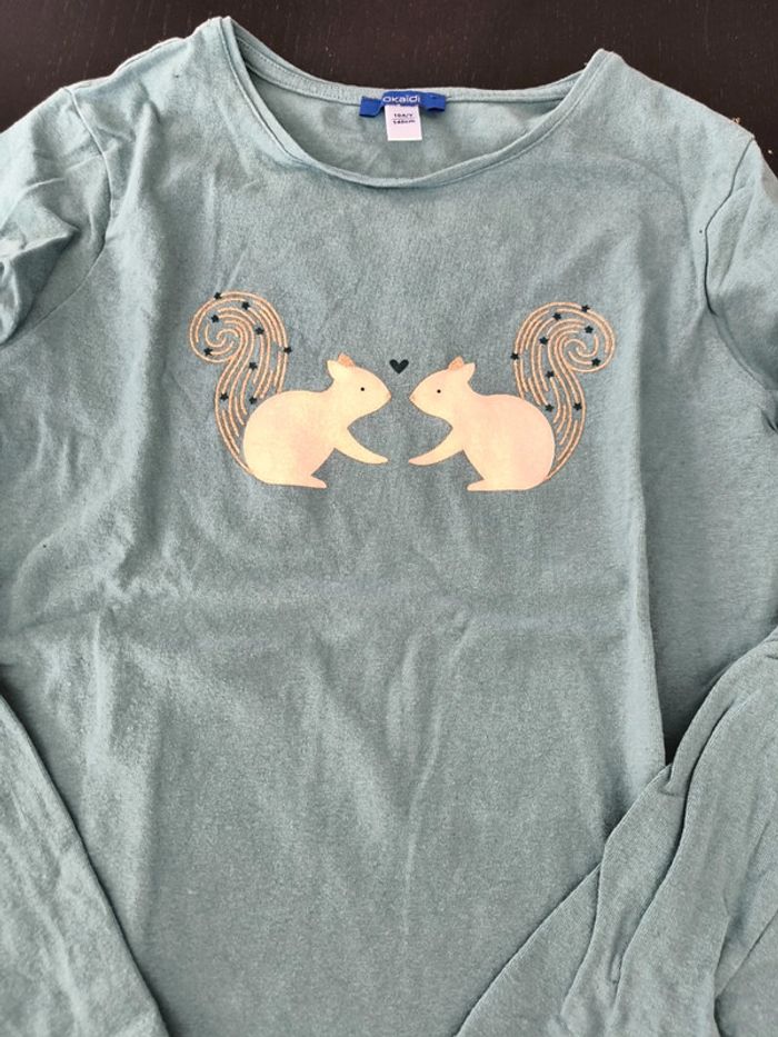 T-shirt manches longues 10 ans - photo numéro 2