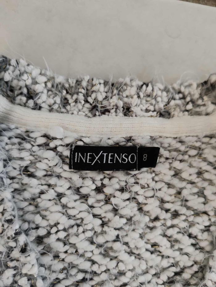 veste chaude grise et blanche fille in extenso 8  ans - photo numéro 3