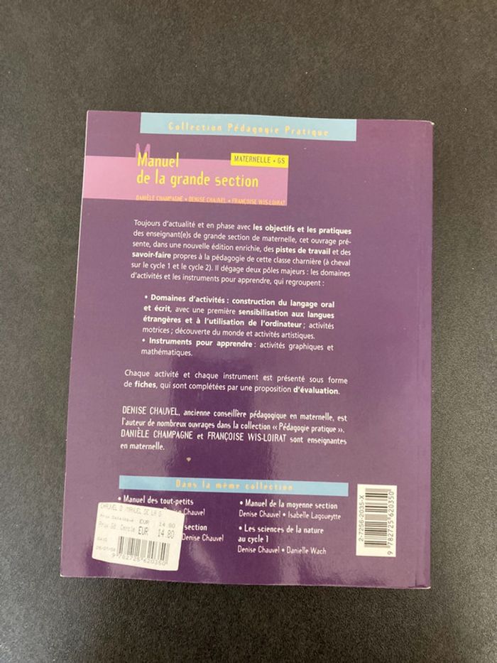 Retz Manuel de la grande section maternelle livre enseignant - photo numéro 2