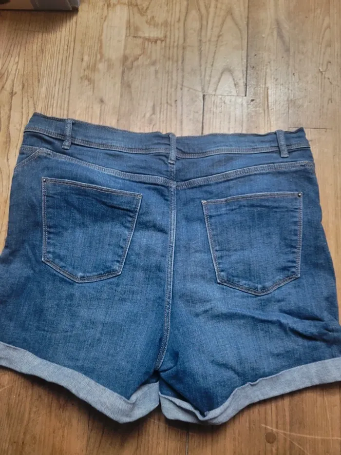 Short en jean simple camaïeu - photo numéro 3