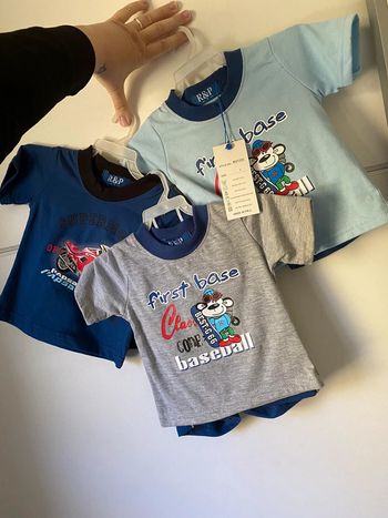 Lot de 3 ensemble short/tee shirt