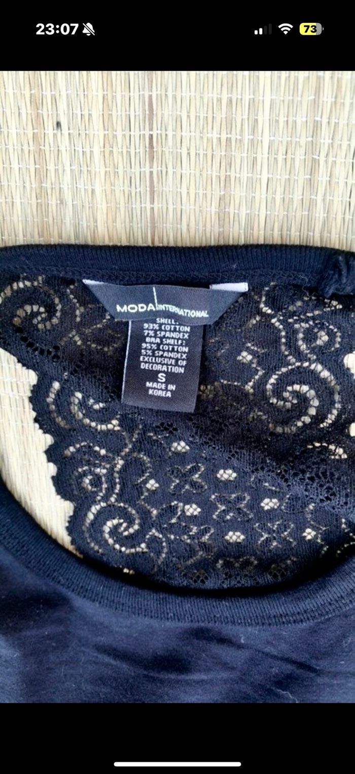 Victoria's Secret designer Moda International débardeur dos nu dentelle neuf - photo numéro 3