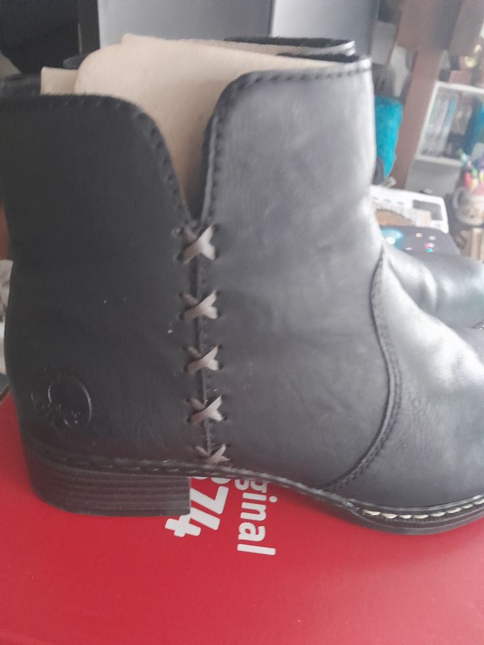 Bottines basses noires rieker taille 36 - photo numéro 4