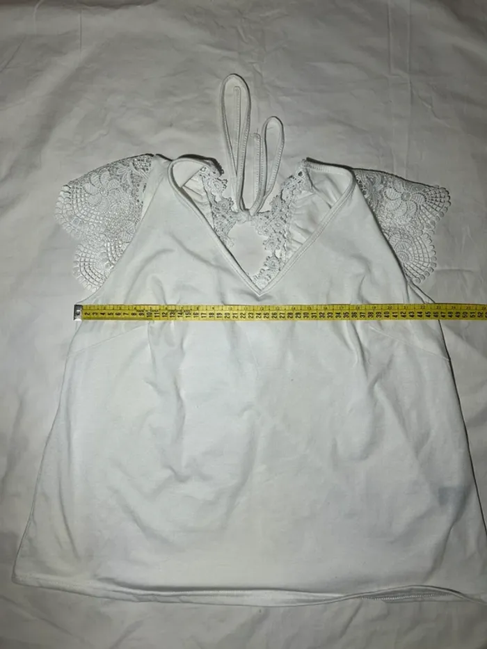 Haut blanc shein - photo numéro 7