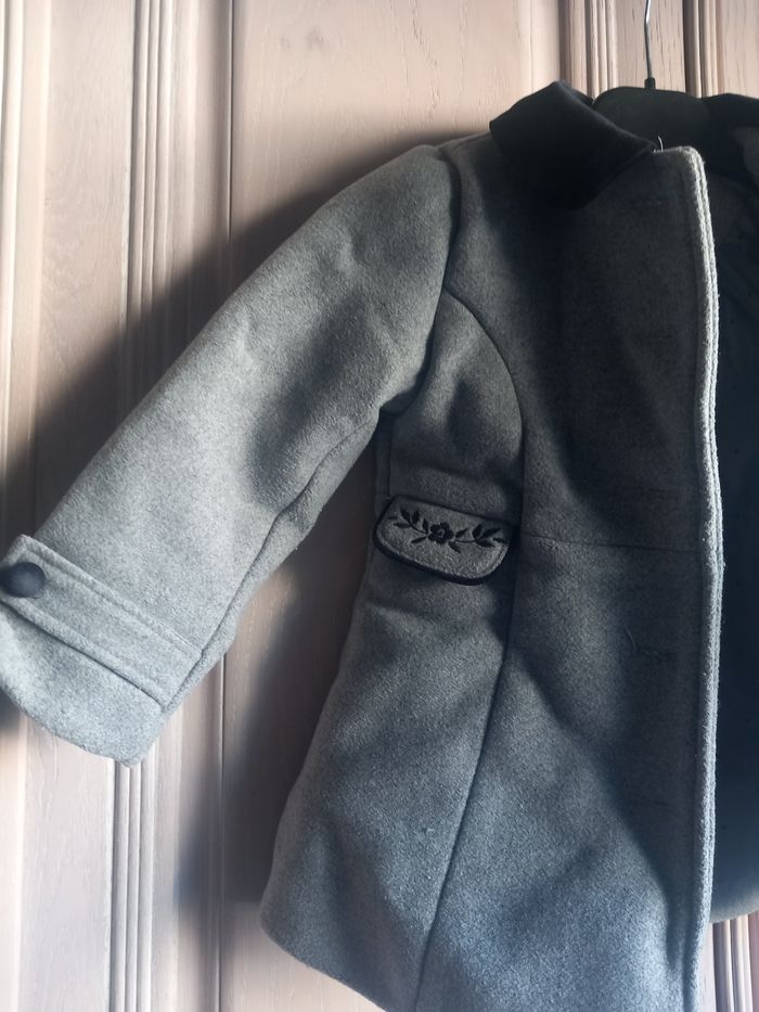 Manteau gris et noir 2 ans Sergent Major - photo numéro 2